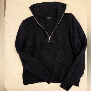 Quince half zip sweater Mongolian cashmere